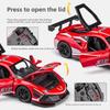 1:32 488 Суперкар из сплава Литые модели автомобилей и игрушечные транспортные средства Модель автомобиля Звук и свет Машинка на оттяжке Игрушки для S Подарки
