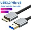 USB 3.0 Кабель для передачи данных для внешнего жесткого диска, Совместим с Note 3/S5, A-Male на Micro-B.