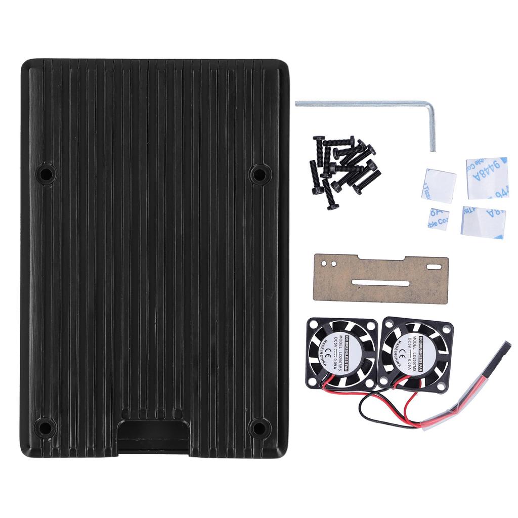 For Raspberry Pi 4B Case Cooling Shell Metal Box Motherboard Aluminum Alloy Protect Enclosure