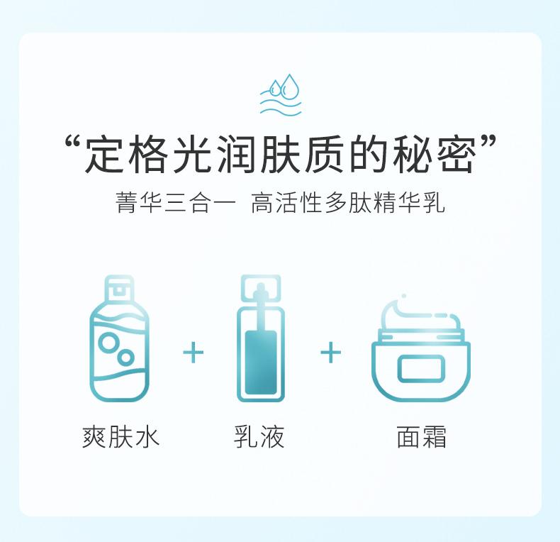 British TJE polypeptide essence milk three in one essence (2 bottles)