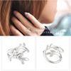 [Shinjuku Gin no Kura] Twig Nail Ring, Free Size, Adjustable, Silver 925, Women's, Tip Ring, Claw Ring, Pinky Ring