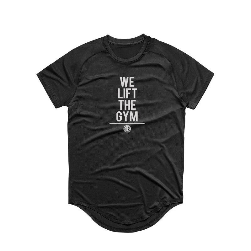 Muscleguys Спортивная футболка мужская повседневная с графическим рисунком с коротким рукавом летняя быстросохнущая дышащая одежда для фитнеса и бега