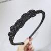 Handmade Sweet Hair Accessories Weaving Crystal Fashion Headband Hair Band Head Hoop Headdress