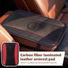 For Volvo Car Console Armrest Pad Carbon Fiber Leather Auto Cushion Cover V50 S60 XC60 S40 XC40 XC90 V60 S80 S90 V70 XC70
