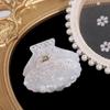 Корейский стиль Ракушка Краб Зажим Розовый камень Форма Ракушки Зажим-коготь Креативный Ракушка Коготь для волос Девочка
