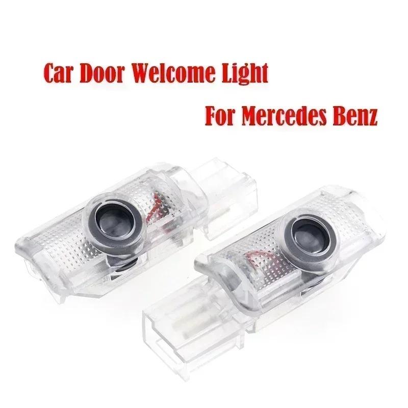 2-4 шт. Светодиодная подсветка приветствия двери, лазерная подсветка Для Mercedes Benz R GL ML M class X164 W215 W164 4MATIC ML300 ML500 R300 R320