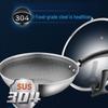 Вок Supor Diamond Honeycomb из нержавеющей стали 304