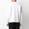 Ami Paris Ami De Coeur Merino Wool Oversize Cardigan White/Red Men Streetwear H21K303018-100