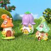 Smooth Mini House Ornament Craft Creative Fairy World Red Mushroom Cottage