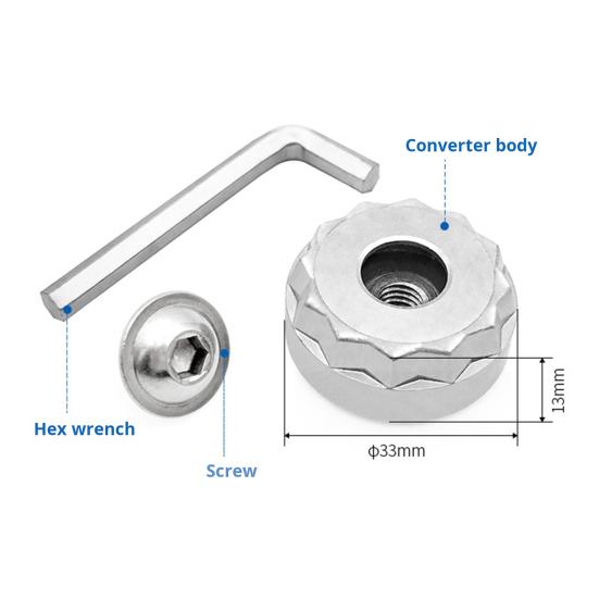Адаптер для колеблющегося пильного полотна, комплект из углеродистой стали с шестигранным ключом, простая установка, комплект адаптеров для колеблющегося пильного полотна