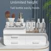 Compact Dorm Desk Organizer: Drawer-Style Makeup and Cosmetics Storage Box