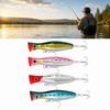 4PCS with 3D Eyes Top Water Popper Lure 12cm 43g Large Popper Seal Lure  Freshwater Fishing