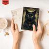 32pcs, Gothic cat postcards, black cats, room decoration stickers, manual materials, souvenirs, collectibles and mail
