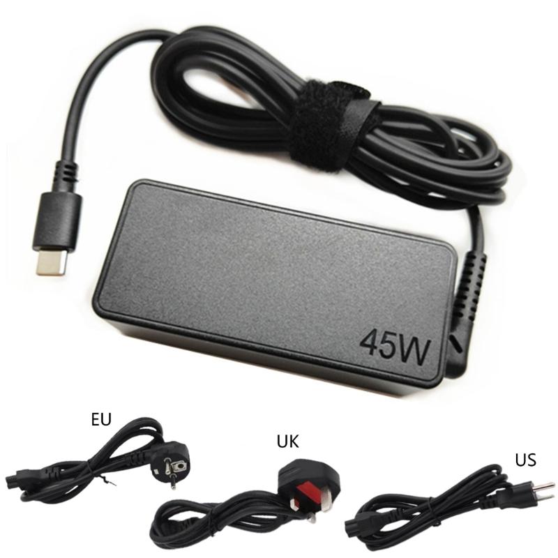 Зарядное устройство для ноутбука PD45W UsbC, адаптер питания для быстрой зарядки ноутбуков и телефонов с USBC