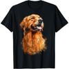 Golden Retriever Dog Graphic Pet Artwork Golden Retriever Men Women Kids T-Shirt