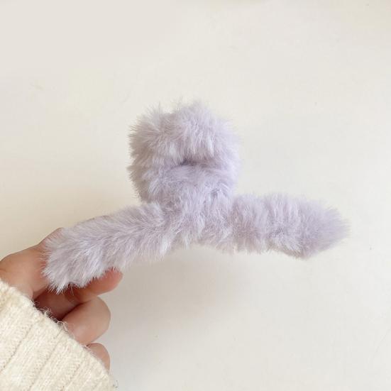 Плюшевый декор-заколка для волос, сильный захват, заколка для волос на затылок, женский большой зажим для волос для душа, инструмент для укладки волос