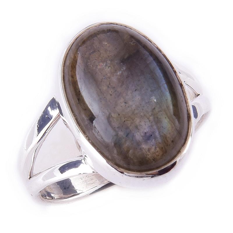 Natural Labradorite Gemstone Handmade 925 Solid Sterling Silver Ring Size 6 I6m47