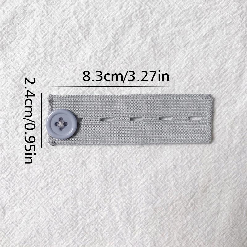 10 Pieces/Pack Waistband Extension Buckle Overweight Men Oversized Pregnant Women Adjustable Elastic Fit Pants Multi Colored