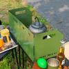 ZISIZ Foldable Camping Cassette Stove with Windshield