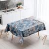 Colorful Floral Tablecloth Stain Resistant Waterproof Dining Table Home Decor Rectangular Kitchen Fireplace Countertop