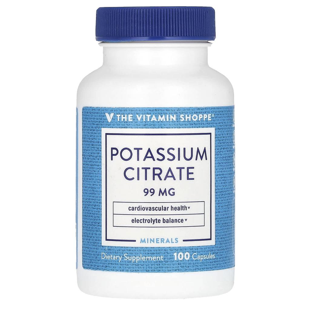 Potassium Citrate, 99Mg, 100 Capsules