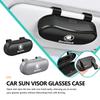 sfrab5 Car Sun Visor Sunglasses Holder Case Glasses Box For Skoda Kamiq MK3 Roomster Rapid Kodiaq Karoq Fabia Enyaq