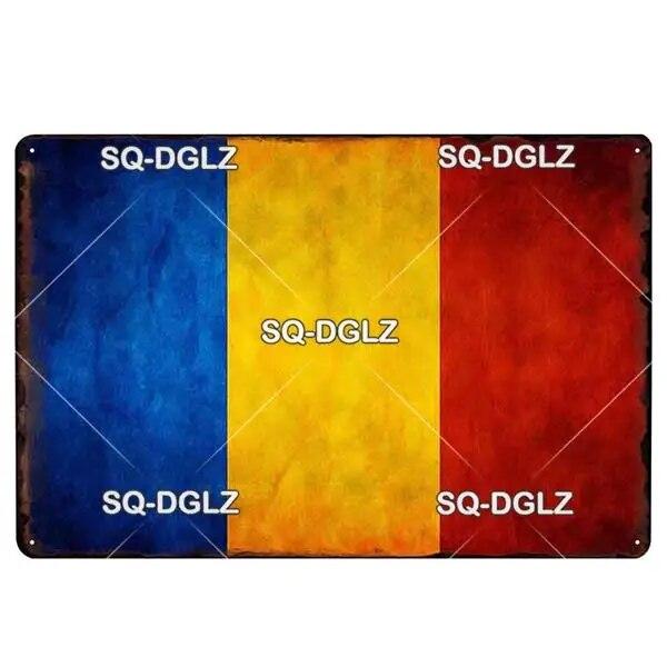 [SQ-DGLZ] Italy Flag Metal Sign Vintage Plaque Tin Sign Wall Decor For Bar Pub Metal Crafts Retro Travel Poster