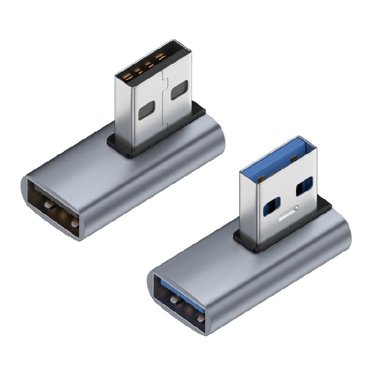Угловой USB 3.0 Male to Female удлинитель, 90 градусов, вверх/вниз, для ПК