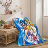 Мультяшная красивая девушка Серия Война Двустороннее фланелевое одеяло с 3D цифровой печатью, Одеяло
