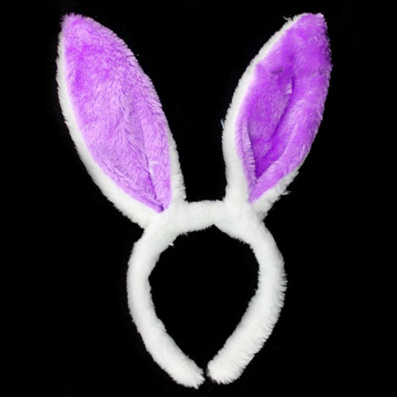 Easter Festival Fluff Rabbit Ears Dress Up Prop Funny Party Hats Bunny Ears