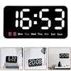 Многофункциональные цифровые светодиодные будильники с дисплеем температуры и даты, настольные часы