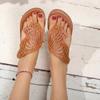 Женские шлепанцы с вырезом и бабочкой, повседневная летняя обувь с зажимом на носке, легкая пляжная обувь