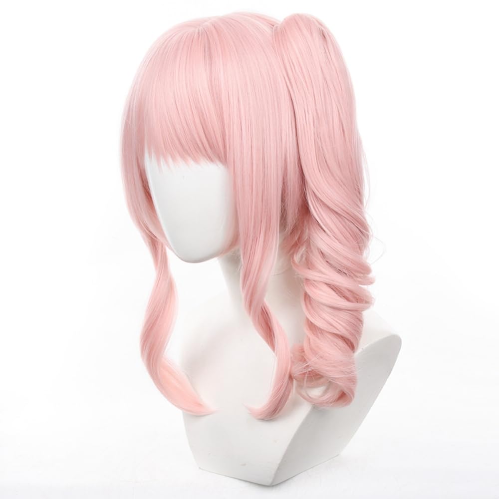 Eileen Mizuki Akiyama Wig from Project Sekai Colorful Anime Cosplay Halloween School Festival Wig Stage! Wig, Heat-Resistant, Costume, (Includes Net)