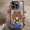 Browns Bear Conys Rabbit Phone Case for Google Pixe 10 9 9A 8 8A 7 7A Pro XL 5G Anti-drop Transparent Soft Cover