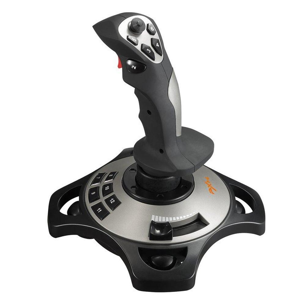 Pc/desktop Pxn-2113 Flight Simulator Gamepad Controller Joystick 12 Programmable Buttons With Suction Cups