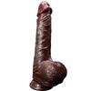 8.5inch Black Realistic Penis for Women Sliding Foreskin Dildo Suction Cup Dildos Female Masturbator Big Dick Adult Anal Sex Toys Shop