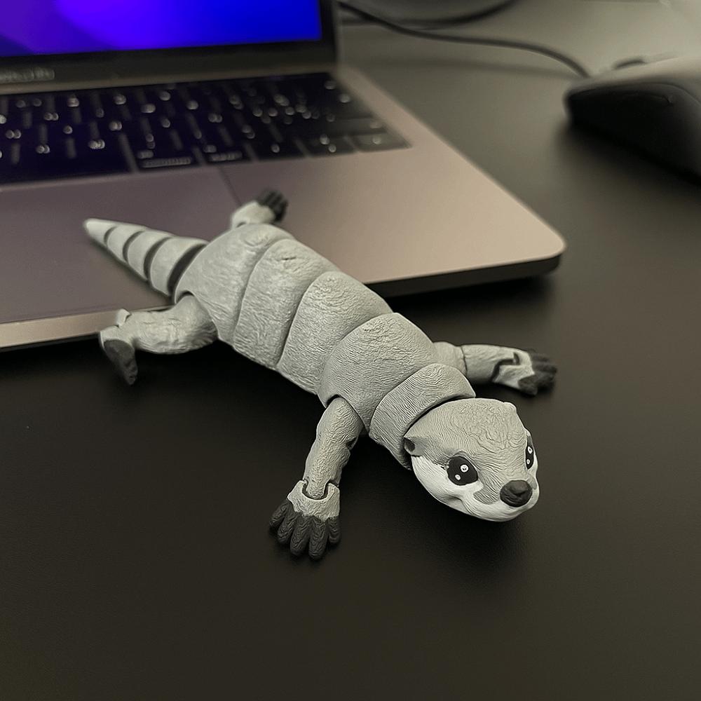 Креативный дизайн 3D-печать Выдра Милый стиль Мини-кукла выдра Празднование дня рождения