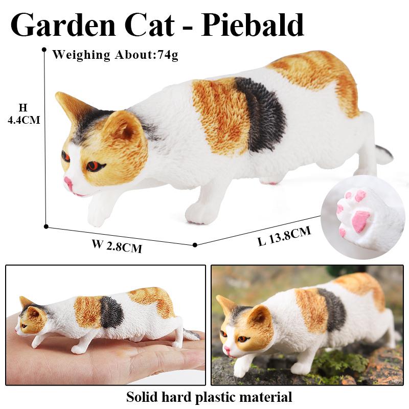 Oenux Кошачий игровой комплекс Китти Бобтейл Сиамский Сфинкс Регдолл Модель Фигурка Фигурка Милое украшение Домашнее животное Детская игрушка Подарок