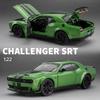 Новый 1:22 Dodge Challenger Redeye Hellcat Super Muscle Sports Car Alloy Metal Diecast Car Model Sound & Light Collection Hobbies Gift