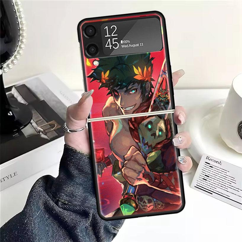 Game Hades Action Cases For Samsung Galaxy Z Flip 4 5 6 7 3 Z Flip7 Flip6 Flip4 Flip5 Flip3 5G Hard Shockproof Fundas Cover