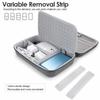 Shockproof Travel Electronics Organizer Large Capacity Portable Storage Bag  Cable