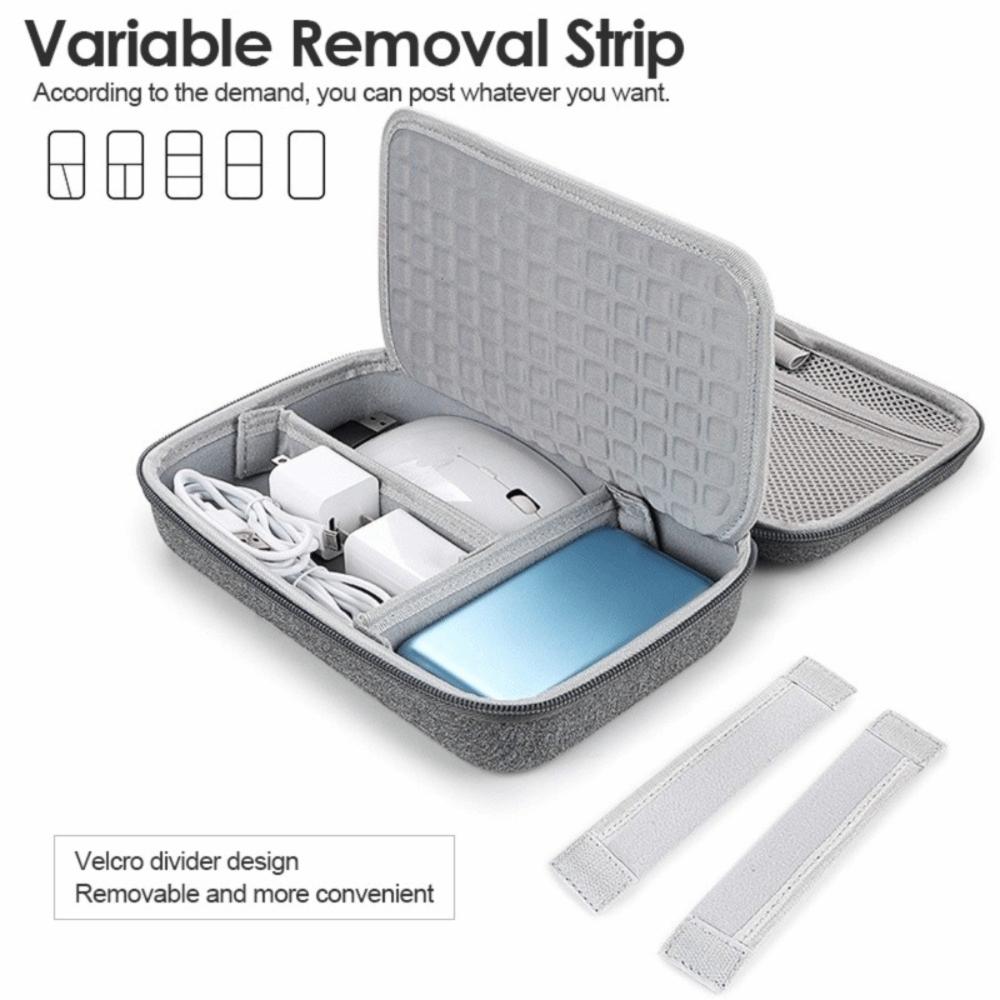 Shockproof Travel Electronics Organizer Large Capacity Portable Storage Bag Cable