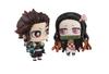Chimi Mega Buddy Demon Kimetsu no Yaiba Камадо Тандзиро Нэдзуко Дружелюбный Набор братьев Серия ПВХ Окрашенная Готовая Фигурка! Убийца и Приблизительно. 6.5cm