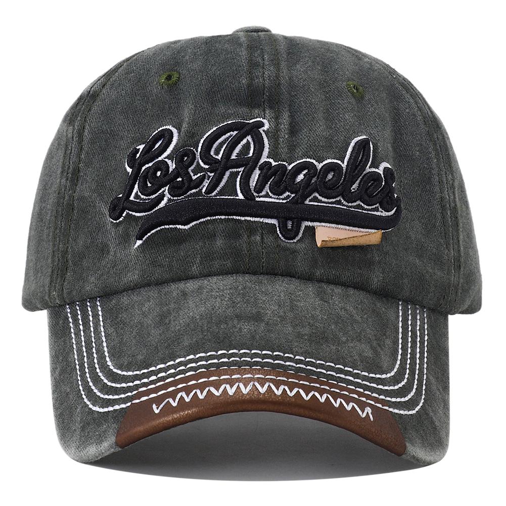 Snapback Adjustable Style Street Urban Hop Hip Washed Vintage Cap Baseball Cotton Stitching Stitched Embroidered Alphabet Summer Spring Designer New
