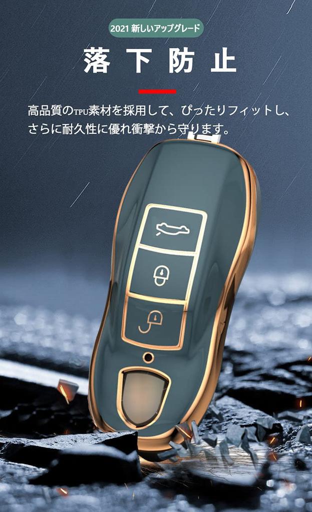 KUNIO Чехол для ключа Porsche Держатель для смарт-ключа для Porsche Fit Carrera 911 992 Carrera