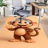 1PC Monkey Cartoon Anti-slip carpet, suitable for Office, bedroomand playrooms. It can also be used as a sofa footrest cover-W56