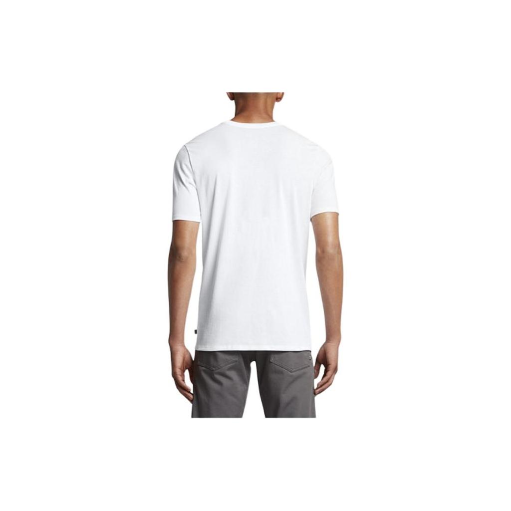 Nike Футболка с круглым вырезом с логотипом SB Мужские топы Белая 821947-100
