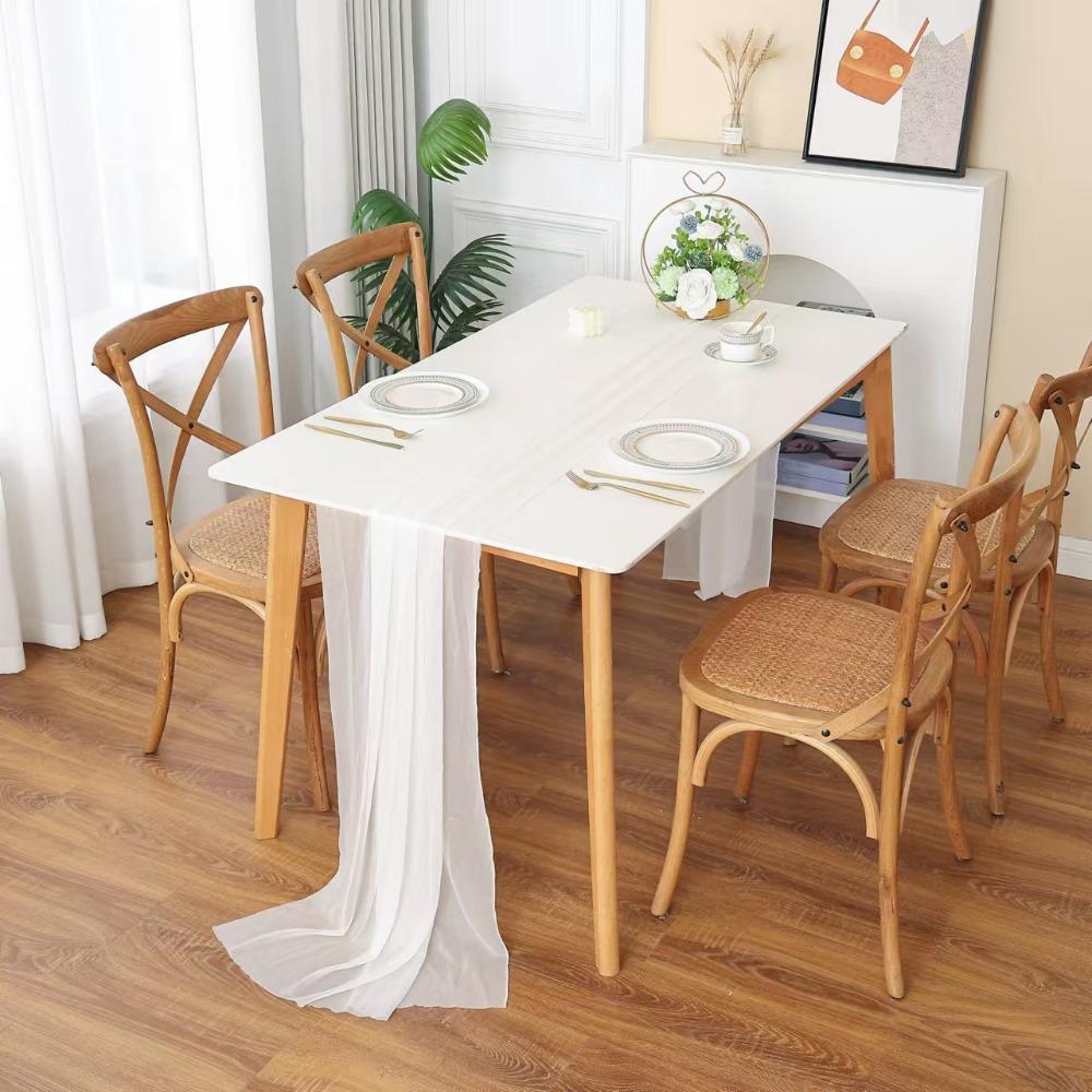 Polyester Party Bridal Tablecloth 30x300cm Wedding Table Cloth Wedding Birthday Party