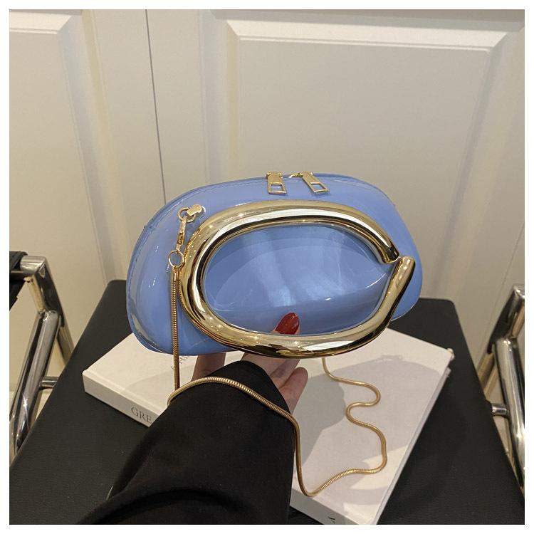 Дизайн Столкновение Цветов Личность Темперамент Мода Цепочка Кроссбоди На Плечо Маленькая Квадратная Женская Сумка