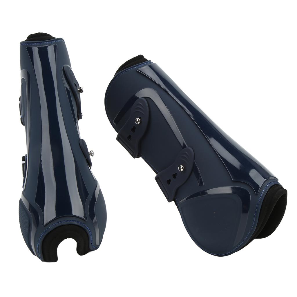 Ботинки для сухожилий лошади PU Shell Tendon Fetlock Brace для верховой езды, амортизация, прыжки, соревнования
